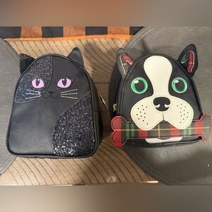 Bath & Body Works Black Cat and Dog cosmetic case